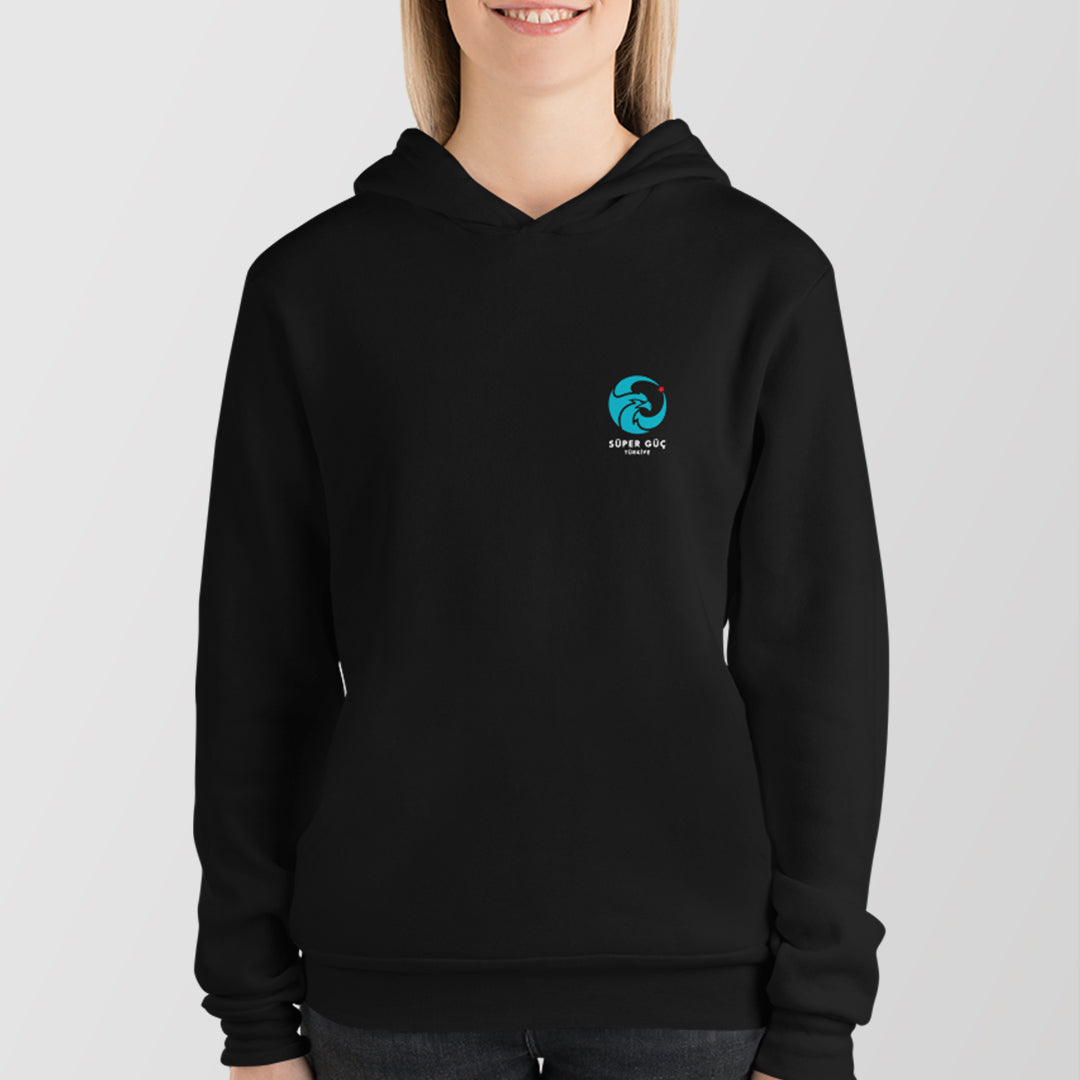 Süper Güç Türkiye Kapüşonlu Sweatshirt