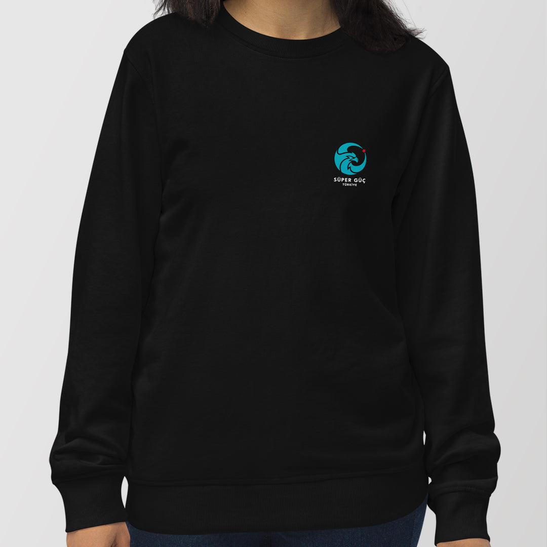 Süper Güç Türkiye Kapüşonsuz Sweatshirt