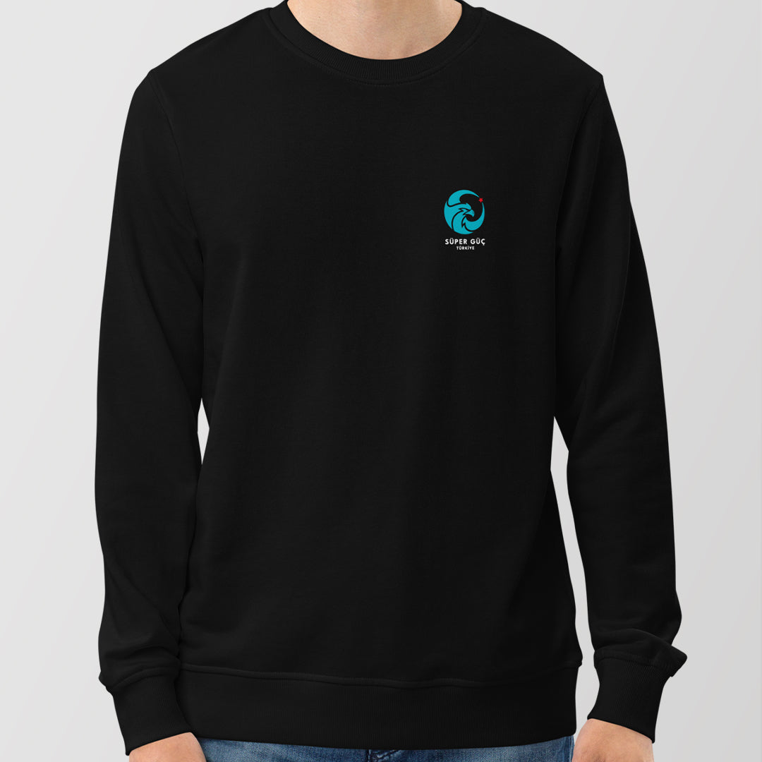 Süper Güç Türkiye Kapüşonsuz Sweatshirt